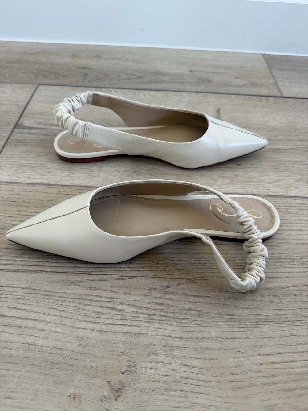 Sam Edelman - Whitney Slingback Flats (ivory leather) - Picture 3 of 5